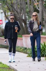 JENNIFER GARNER Out with a Friend for Coffee in Brentwood 01/24/2024