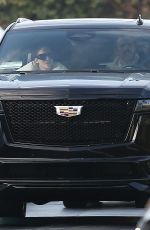 JENNIFER LOPEZ and Ben Affleck Out Driving in Los Angeles 01/18/2024