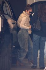 JENNIFER LOPEZ Arrives at a Business Building in West Hollywood 01/08/2024