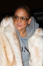 JENNIFER LOPEZ Arrives in Paris 01/21/2024