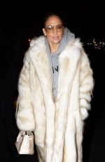 JENNIFER LOPEZ Arrives in Paris 01/21/2024