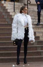 JENNIFER LOPEZ at Schiaparelli Haute Couture SS24 Show at Paris Fashion Week 01/22/2024