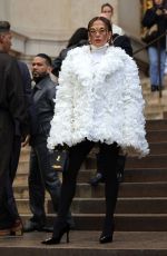 JENNIFER LOPEZ at Schiaparelli Haute Couture SS24 Show at Paris Fashion Week 01/22/2024