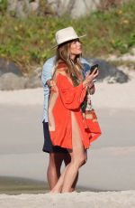 JENNIFER LOPEZ in Bikini at a Beach at St. Barth