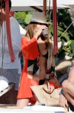 JENNIFER LOPEZ in Bikini at a Beach at St. Barth