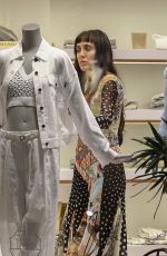 JESSE JO STARK Shopping at Brunello Cucinelli in Los Angeles 01/02/2024