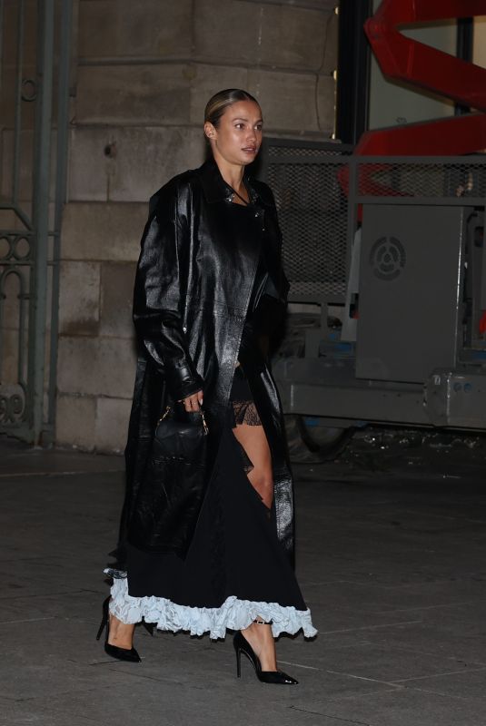 JESSICA AIDI and ROSE BERTRAM Night Out in Paris 01/10/2024