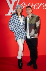 JESSICA AIDI at Louis Vuitton FW24 Men’s Collection Fashion Show in Paris 01/16/2024