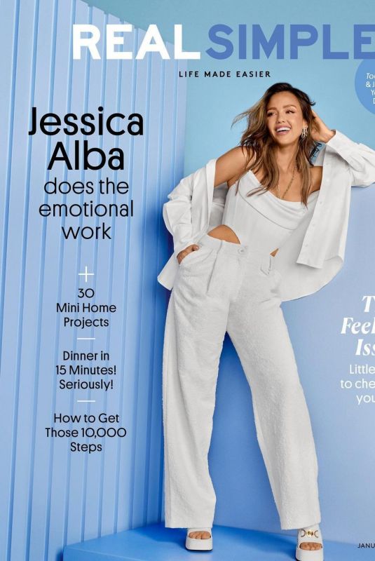 JESSICA ALBA for Real Simple, February 2024