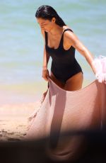JESSICA GOMES in Swimsuit at Chinamans Beach in Sydney 01/13/2024