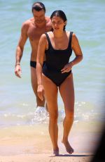 JESSICA GOMES in Swimsuit at Chinamans Beach in Sydney 01/13/2024