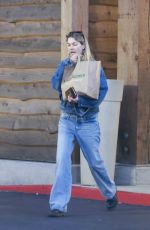 JESSICA HART in Double Denim Out Shopping in Los Feliz 01/05/2024