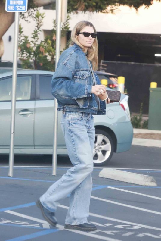 JESSICA HART in Double Denim Out Shopping in Los Feliz 01/05/2024