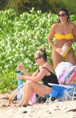 JODI ALBERT in a Yelloe Bikini at a Beach in Barbados 01/08/2024