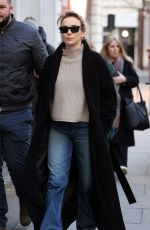 JODIE COMER Arrives at BBC Radio Studios in London 01/18/2024
