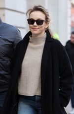 JODIE COMER Arrives at BBC Radio Studios in London 01/18/2024