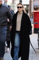 JODIE COMER Arrives at BBC Radio Studios in London 01/18/2024