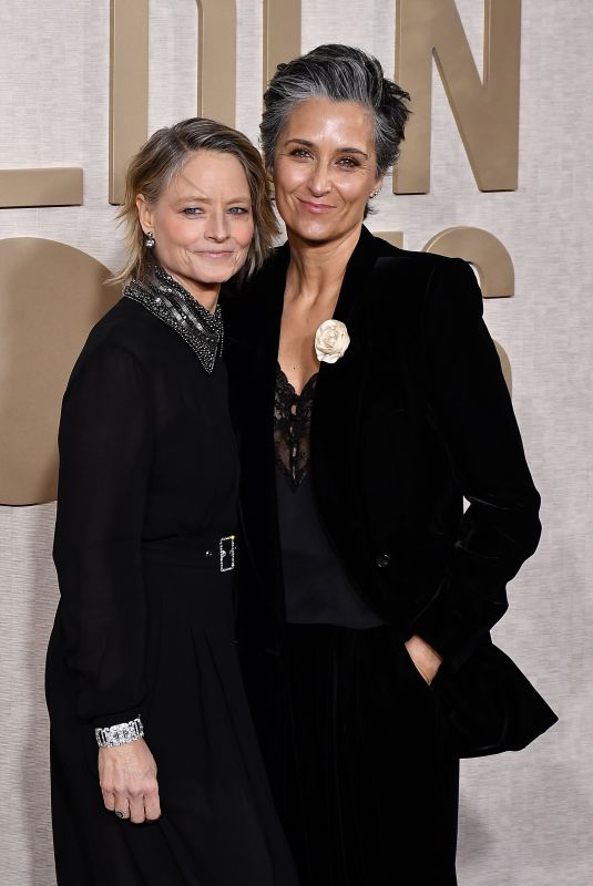 JODIE FOSTER and ALEXANDRA HEDISON at 81st Annual Golden Globe Awards in Los Angeles 01/07/2024