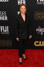 JODIE FOSTER at 2024 Critics Choice Awards in Santa Monica 01/14/2024