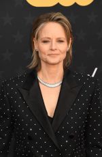 JODIE FOSTER at 2024 Critics Choice Awards in Santa Monica 01/14/2024