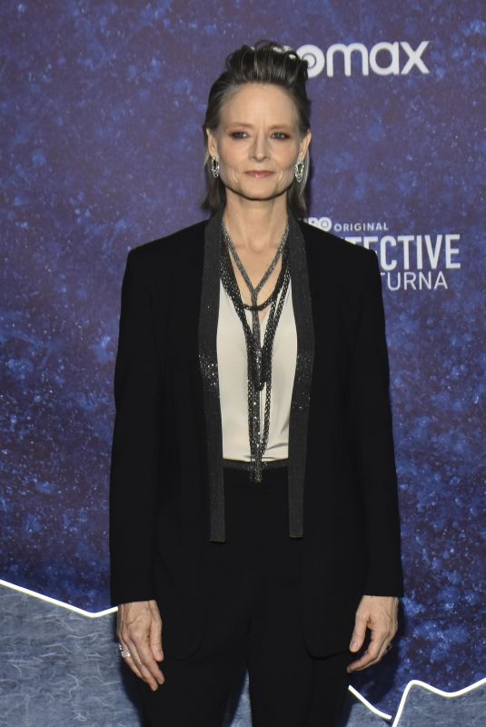 JODIE FOSTER at Blue Carpet for TV Series Premiere by HBO True Detective: Night Country at Cineteca Nacional in Mexico City 01/11/2024