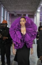 JORDYN WOODS Arrives at Robert Wun Fashion Show in Paris 01/25/2024