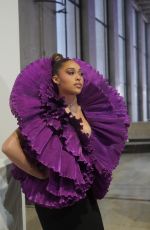 JORDYN WOODS Arrives at Robert Wun Fashion Show in Paris 01/25/2024