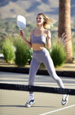 JOY CORRIGAN at Pickle Ball Courts in Palm Springs 01/23/2024