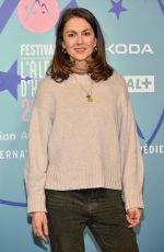 JULIA FAURE at Et Plus Si Affinites Screening at 27th Alpe d Huez Film Festival 01/18/2024