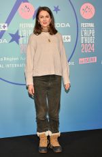 JULIA FAURE at Et Plus Si Affinites Screening at 27th Alpe d Huez Film Festival 01/18/2024
