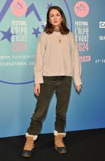 JULIA FAURE at Et Plus Si Affinites Screening at 27th Alpe d Huez Film Festival 01/18/2024