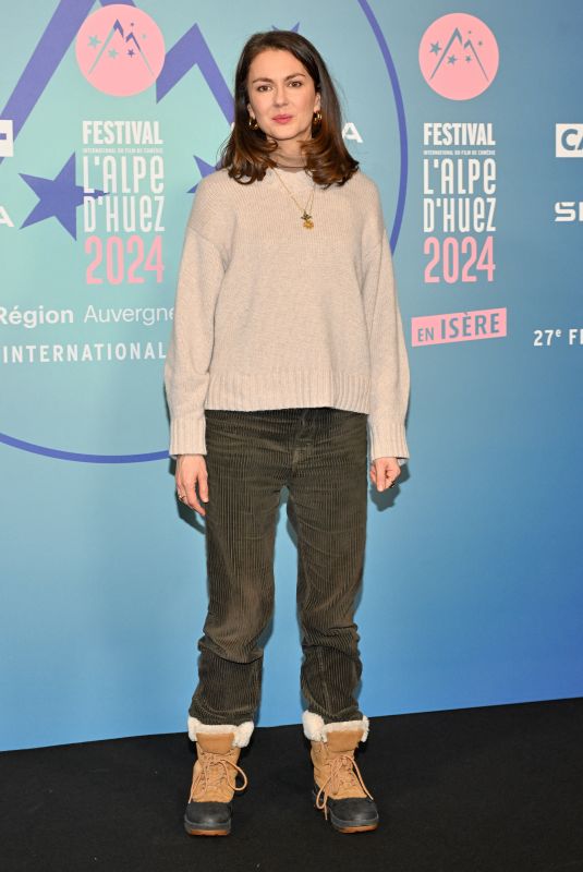 JULIA FAURE at Et Plus Si Affinites Screening at 27th Alpe d Huez Film Festival 01/18/2024