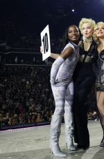 JULIA GARNER and MADONNA Performs at The Celebration Tour at Barclay