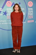 JULIA PIATON at Heureux Gagnants Screening at 27th Alpe d Huez Film Festival 01/17/2024