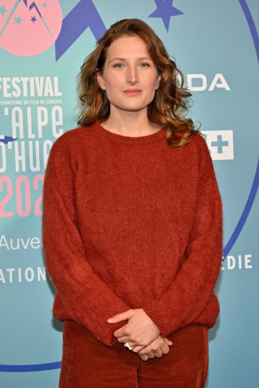 JULIA PIATON at Heureux Gagnants Screening at 27th Alpe d Huez Film Festival 01/17/2024