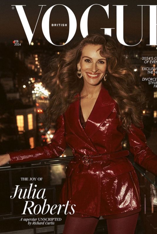 JULIA ROBERTS for Vogue UK, February 2024
