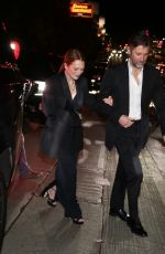 JULIANNE MOORE and Bart Freundlich Leaves Golden Globe Afterparty at Chateau Marmont 01/08/2024
