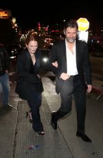 JULIANNE MOORE and Bart Freundlich Leaves Golden Globe Afterparty at Chateau Marmont 01/08/2024