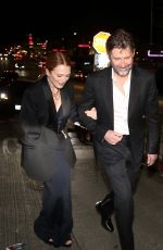 JULIANNE MOORE and Bart Freundlich Leaves Golden Globe Afterparty at Chateau Marmont 01/08/2024