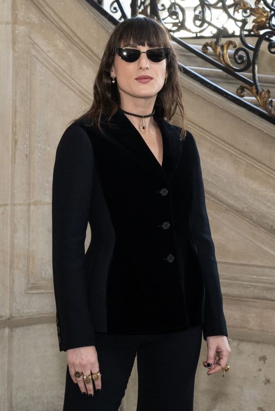 JULIETTE ARMANET at Christian Dior Haute Couture SS24 Show at Paris Fashion Week 01/22/2024
