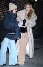 JUNO TEMPLE Arrives at Late Show with Stephen Colbert in New York 01/17/2024