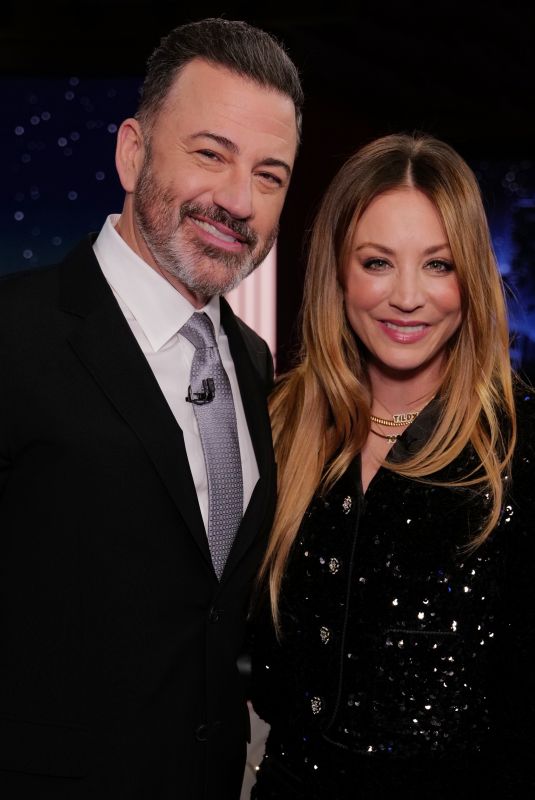 KALEY CUOCO at Jimmy Kimmel Live in Los Angeles 01/08/2024