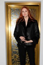 KAREN GILLAN Arrives at Vas Morgan and Michael Brown