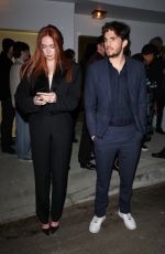 KAREN GILLAN Arrives at Vas Morgan and Michael Brown