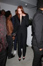 KAREN GILLAN Arrives at Vas Morgan and Michael Brown