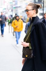 KARLIE KLOSS Out and About in New York 01/30/2024