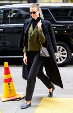 KARLIE KLOSS Out and About in New York 01/30/2024