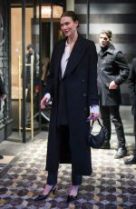 KARLIE KLOSS Out and About in Paris 01/21/2024