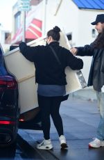 KAT DENNINGS and Andrew W.K. Sstocking up on Art Supplies in Los Angeles 01/03/2024