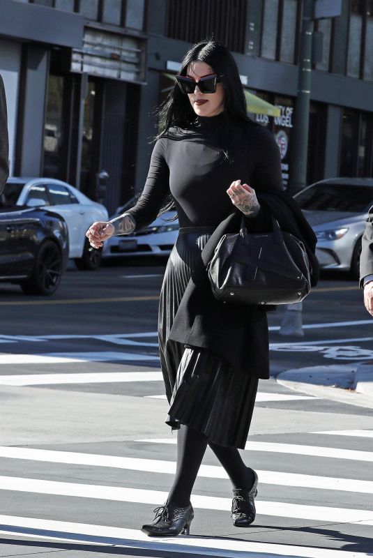 KAT VON D Leaves LA Court 01/27/2024